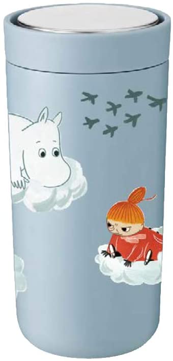 Stelton Moomin To Go Click Double Walled Steel Soft Cloud Moomin