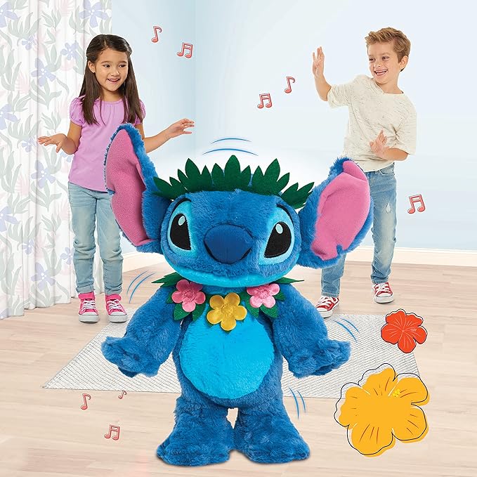 Stitch Dancing Feature Plush Front