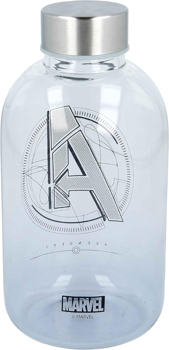 Stor Young Adult Small Glass Bottle Marvel
