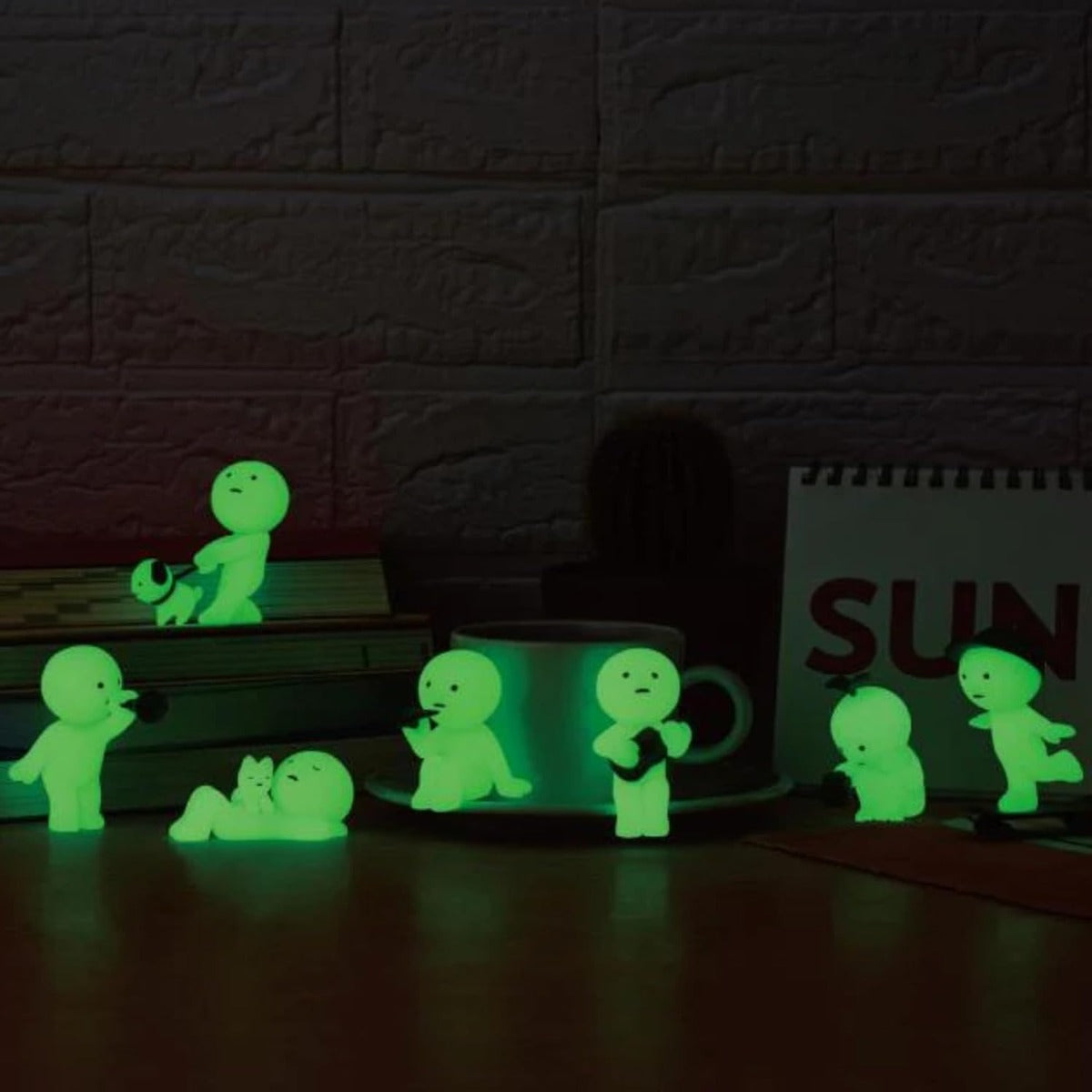 Sunday Series Smiski mini collectible