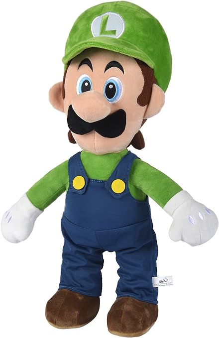 Super Mario Luigi Jumbo Plush Layout