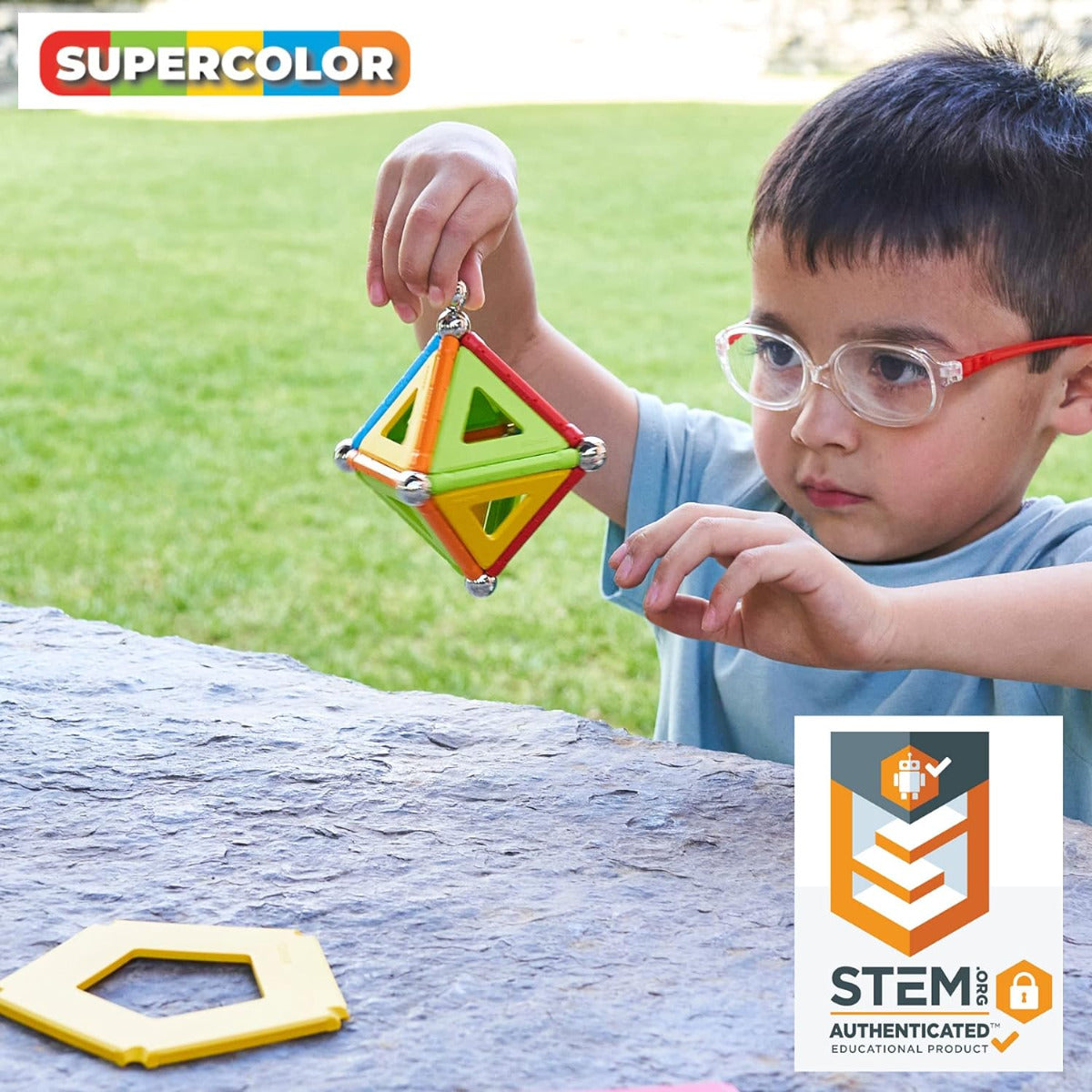 Sustainable 35pc Magnetic Shapes Kit