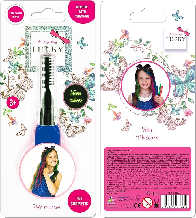 Buy Lukky Hair Mascara Neon 15ml Blue