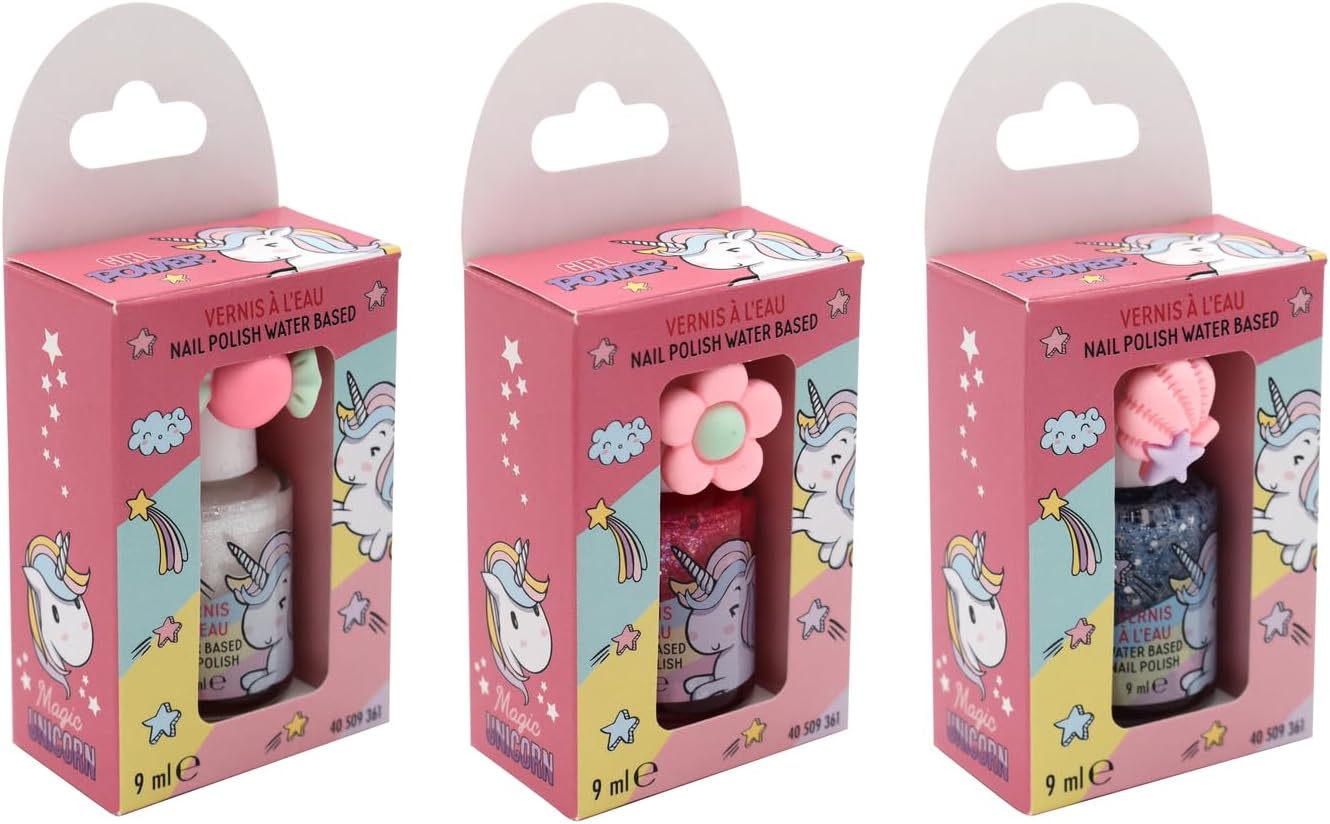 Take Care Unicorn Water-Based Nail Polish 9 ml in 3 Colors Take Care Yallatoys
