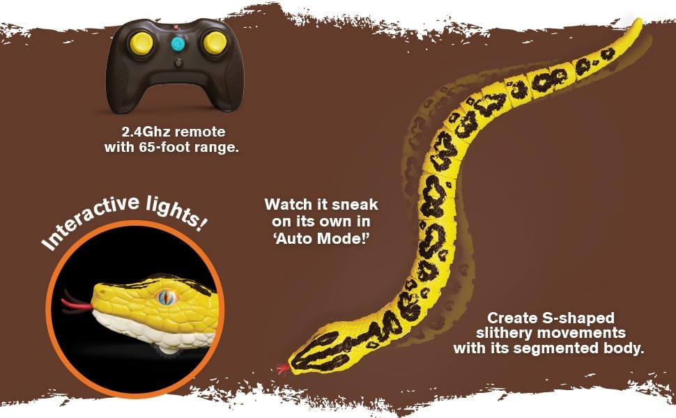 Terra Remote Control Snake Yellow Anaconda