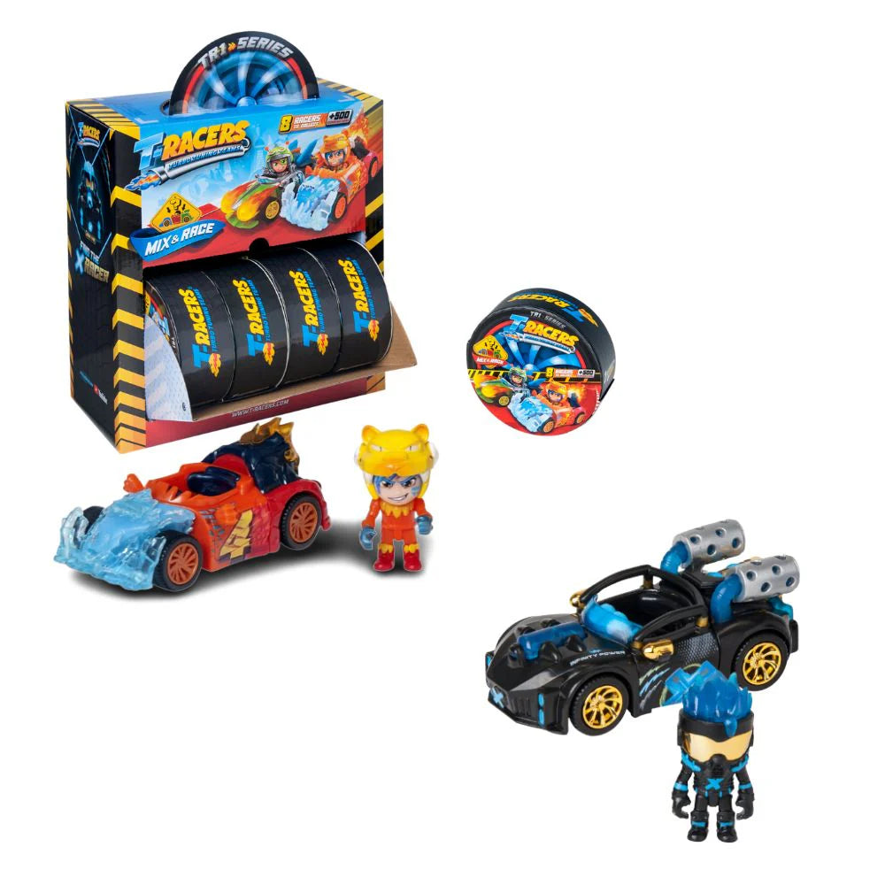 T-Racers Series 1 Surprise Collectible Mix and Match Cars Assorted