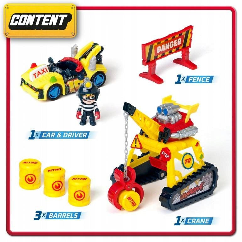 T-Racers Playset Turbo Crane