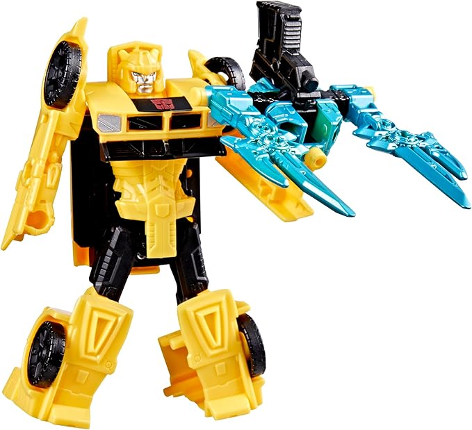 Transformers Cyberworld Armored Cyber Changers Bumblebee 4-Inch