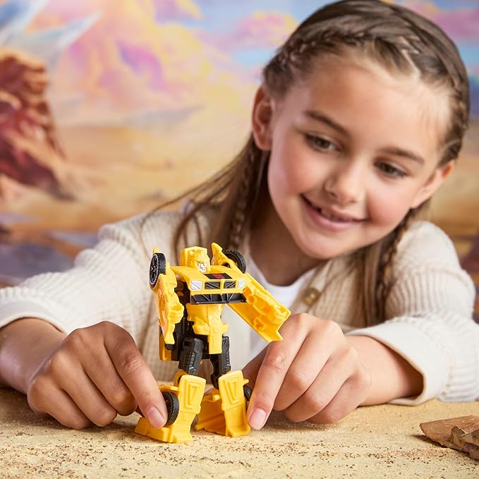 Transformers Cyberworld Armored Cyber Changers Bumblebee 4-Inch
