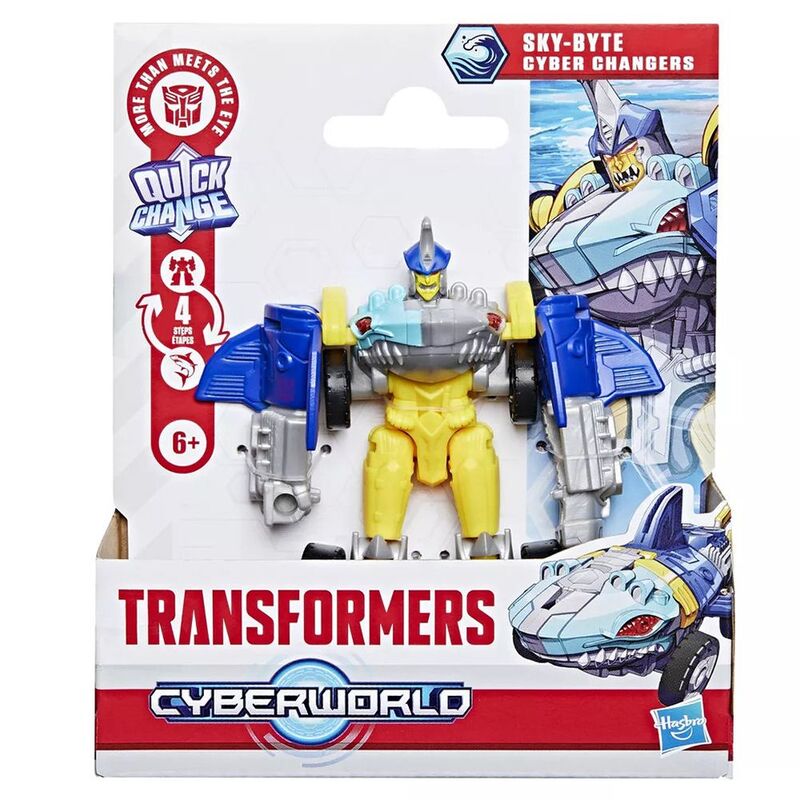 Transformers Cyberworld Cyber Changers Skybyte 4Inch