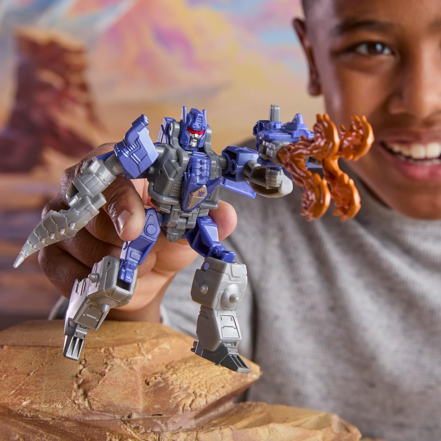 Transformers Cyberworld Armored Cyber Changers Galvatron 4Inch