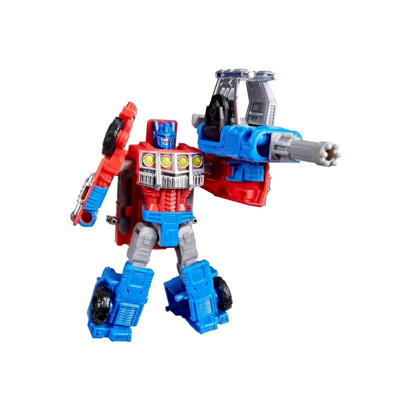 Transformers Cyberworld Armored Cyber Changers Optimus Prime 4Inch