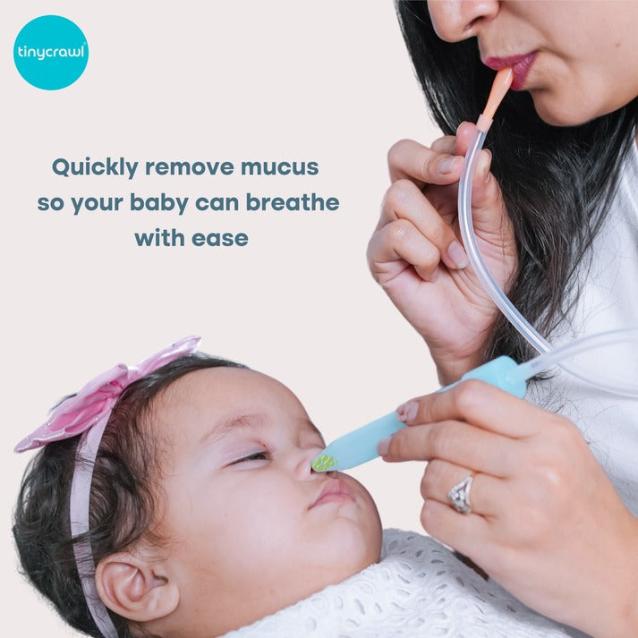 Tinycrawl Boogerbuster Manual Nasal Aspirator With 20+1 Hygiene Filters Tiny Crawl Yallatoys