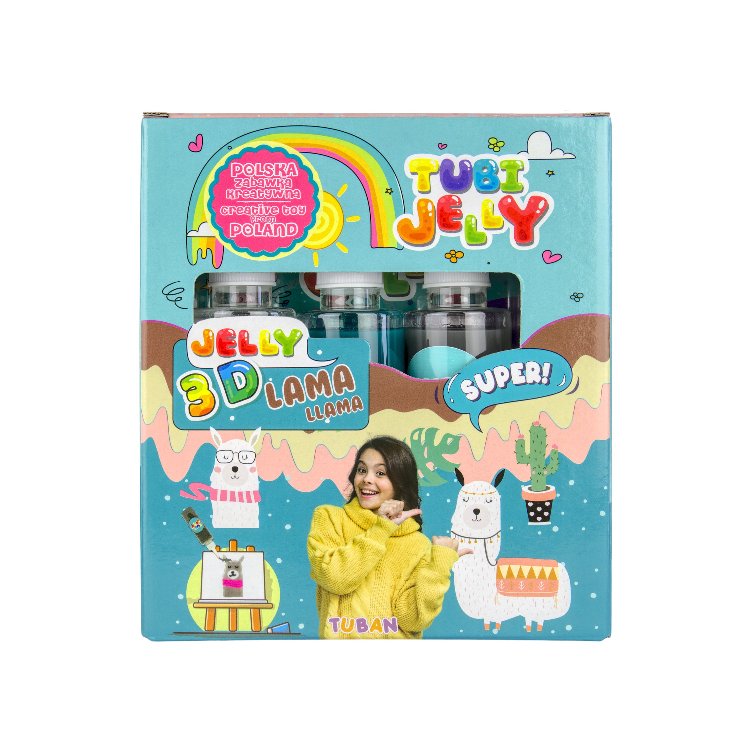 Tuban Tubi Jelly Set 3 Colors Llama Tuban Yallatoys