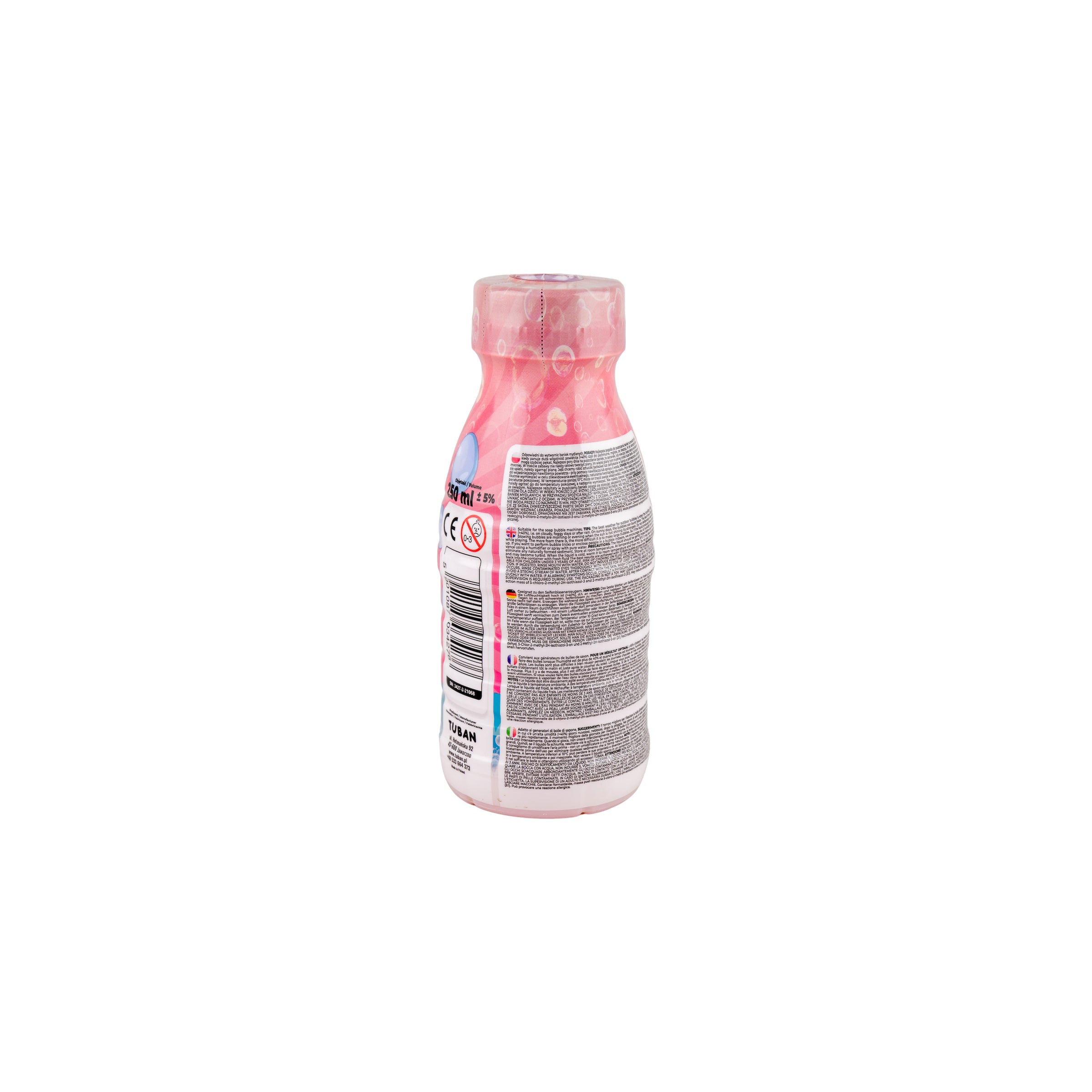 Tuban Soap Bubbles Mix 250ml Assorted Tuban Yallatoys