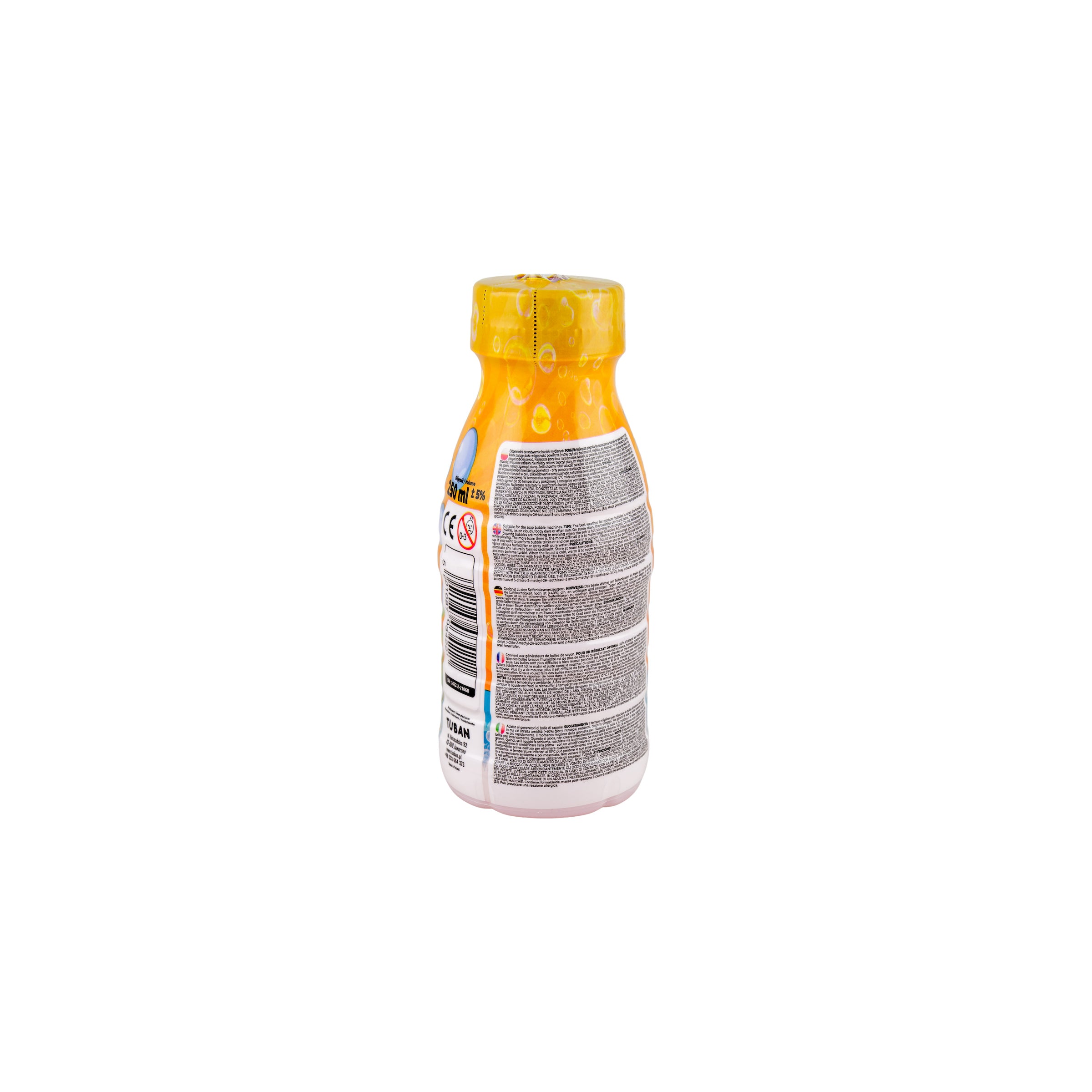 Tuban Soap Bubbles Mix 250ml Assorted Tuban Yallatoys