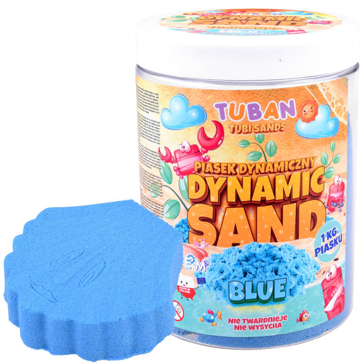 Tuban Dynamic Sand Blue 1 kg Tuban Yallatoys