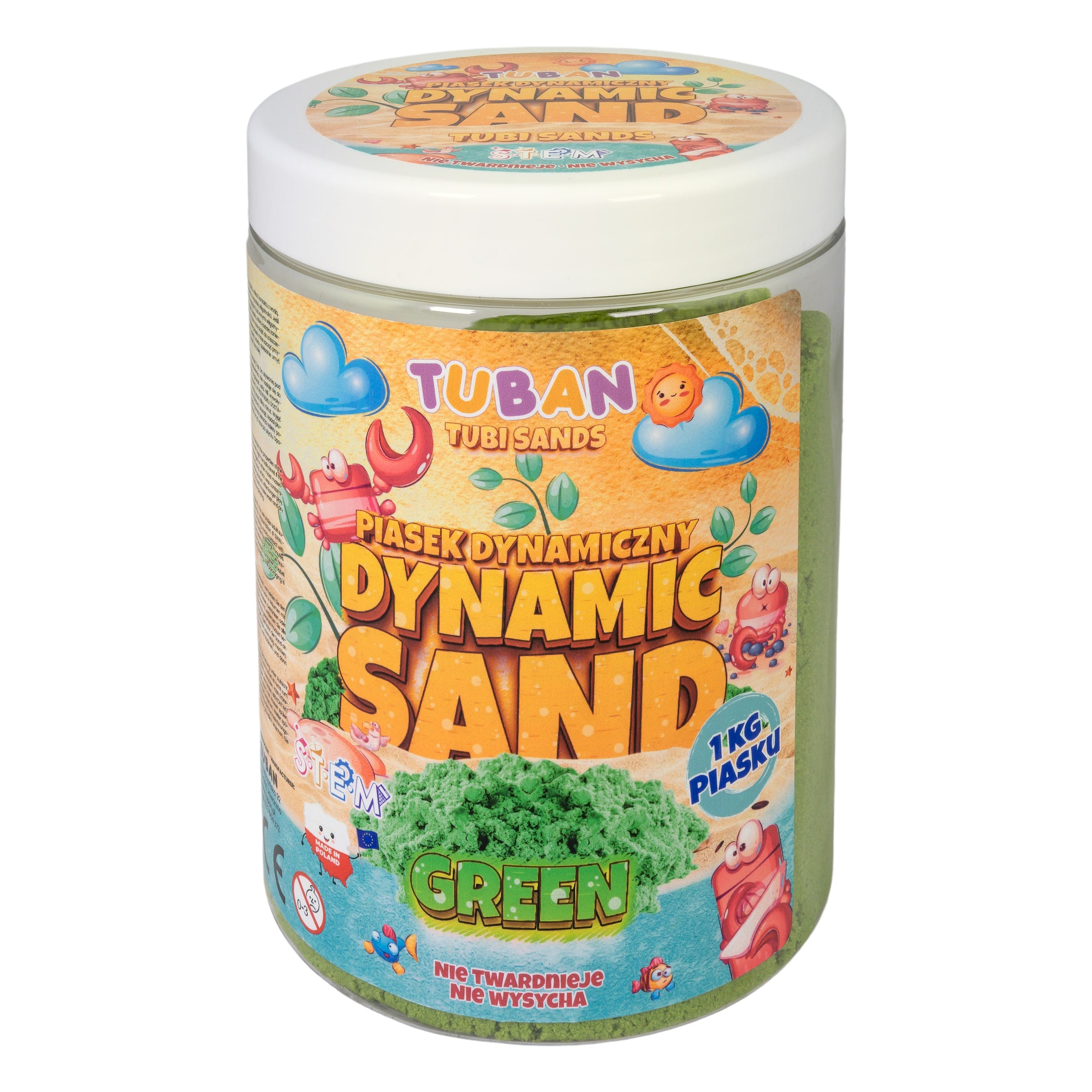 Tuban Dynamic Sand Green 1 kg Tuban Yallatoys