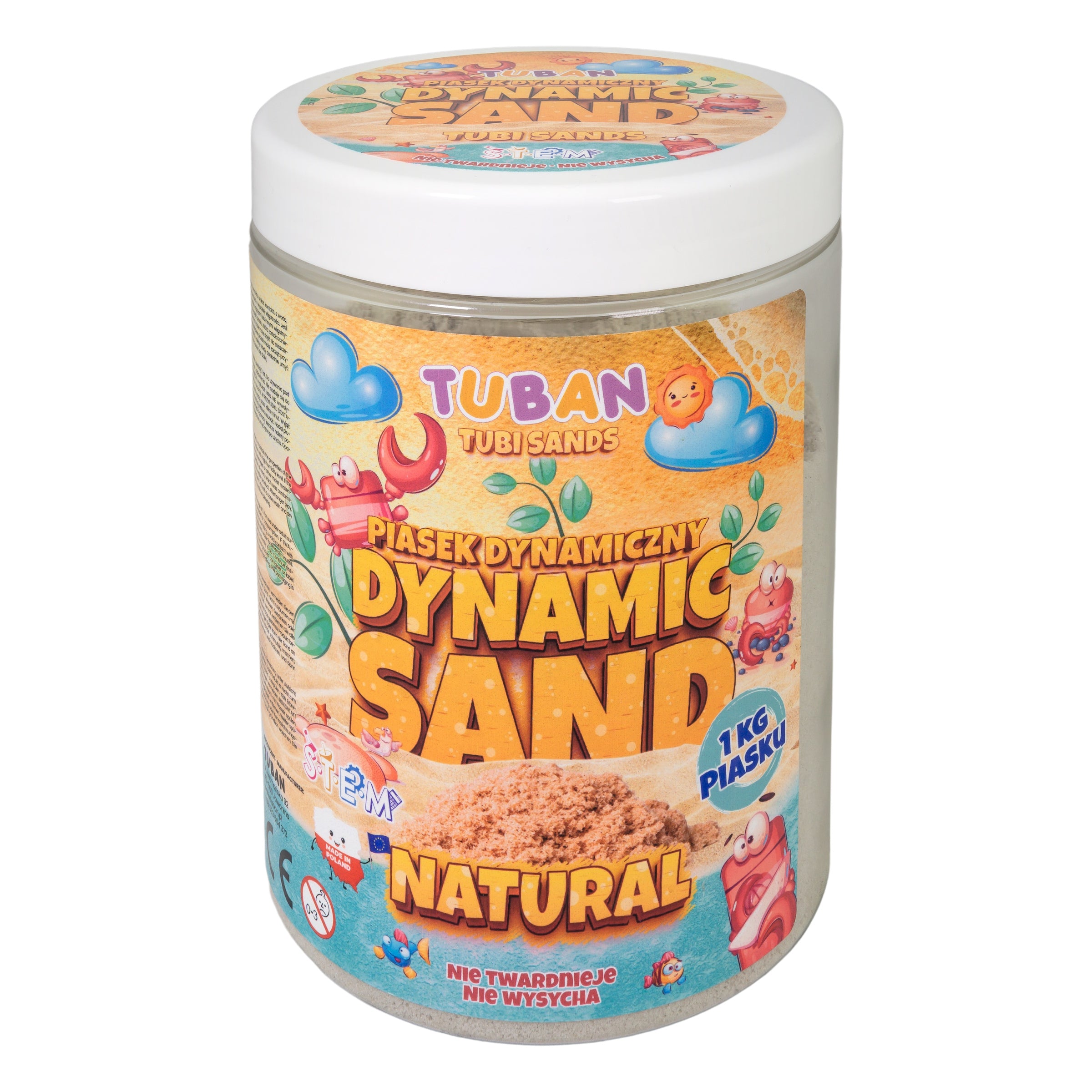 Tuban Dynamic Sand Natural 1 kg Tuban Yallatoys