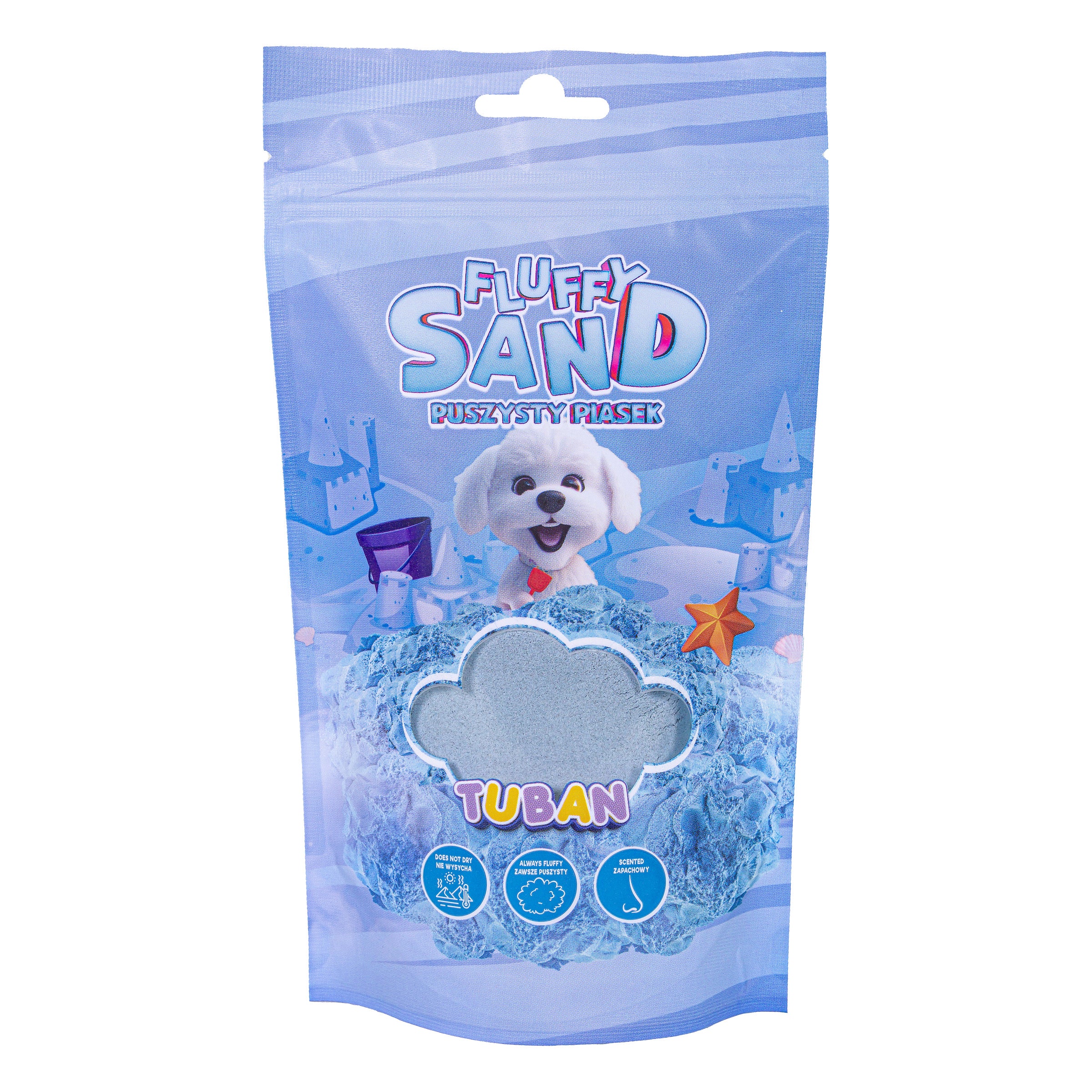 Tuban Fluffy Sand 90g Blue Tuban Yallatoys