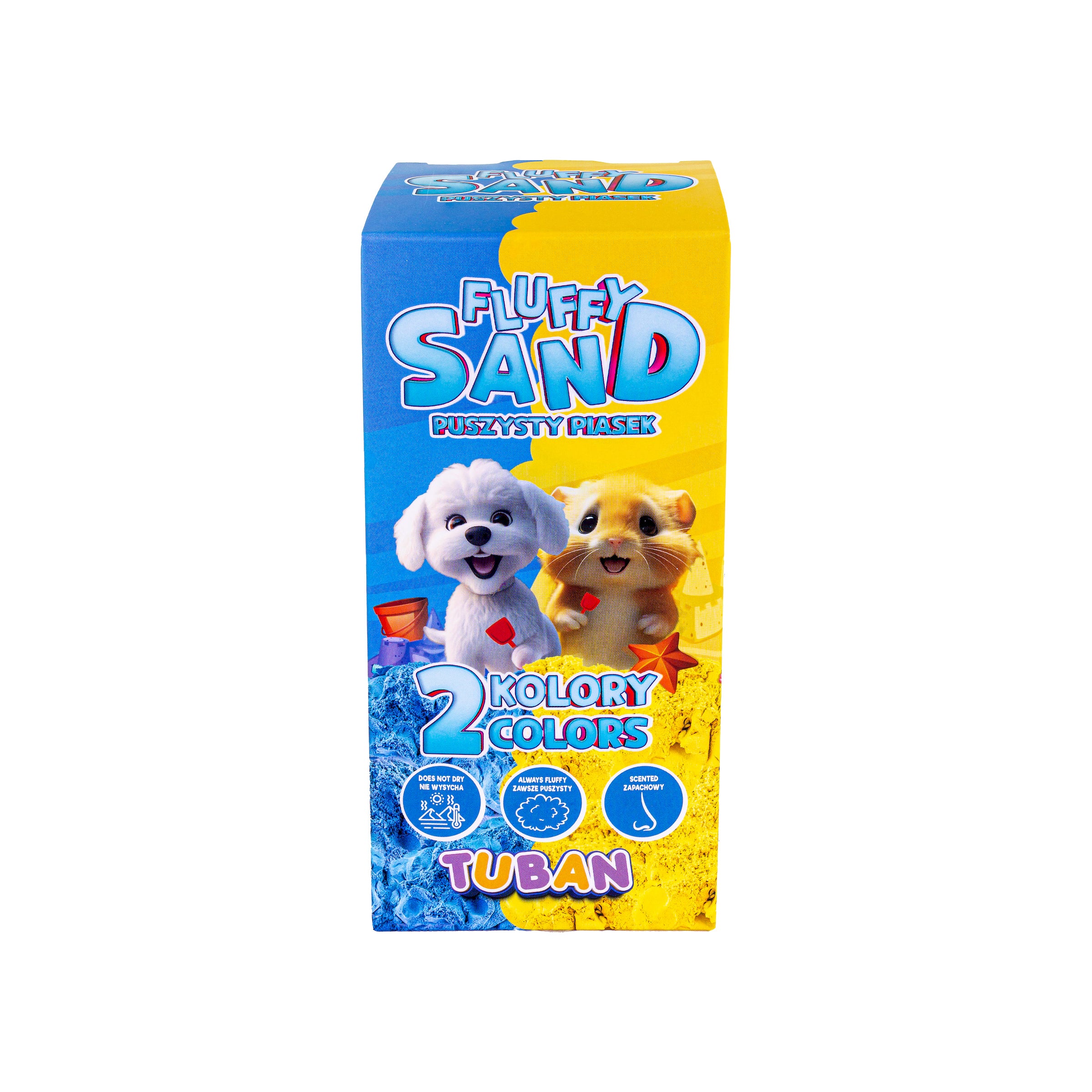Tuban Set Fluffy Sand 70g Blue and Yellow Tuban Yallatoys