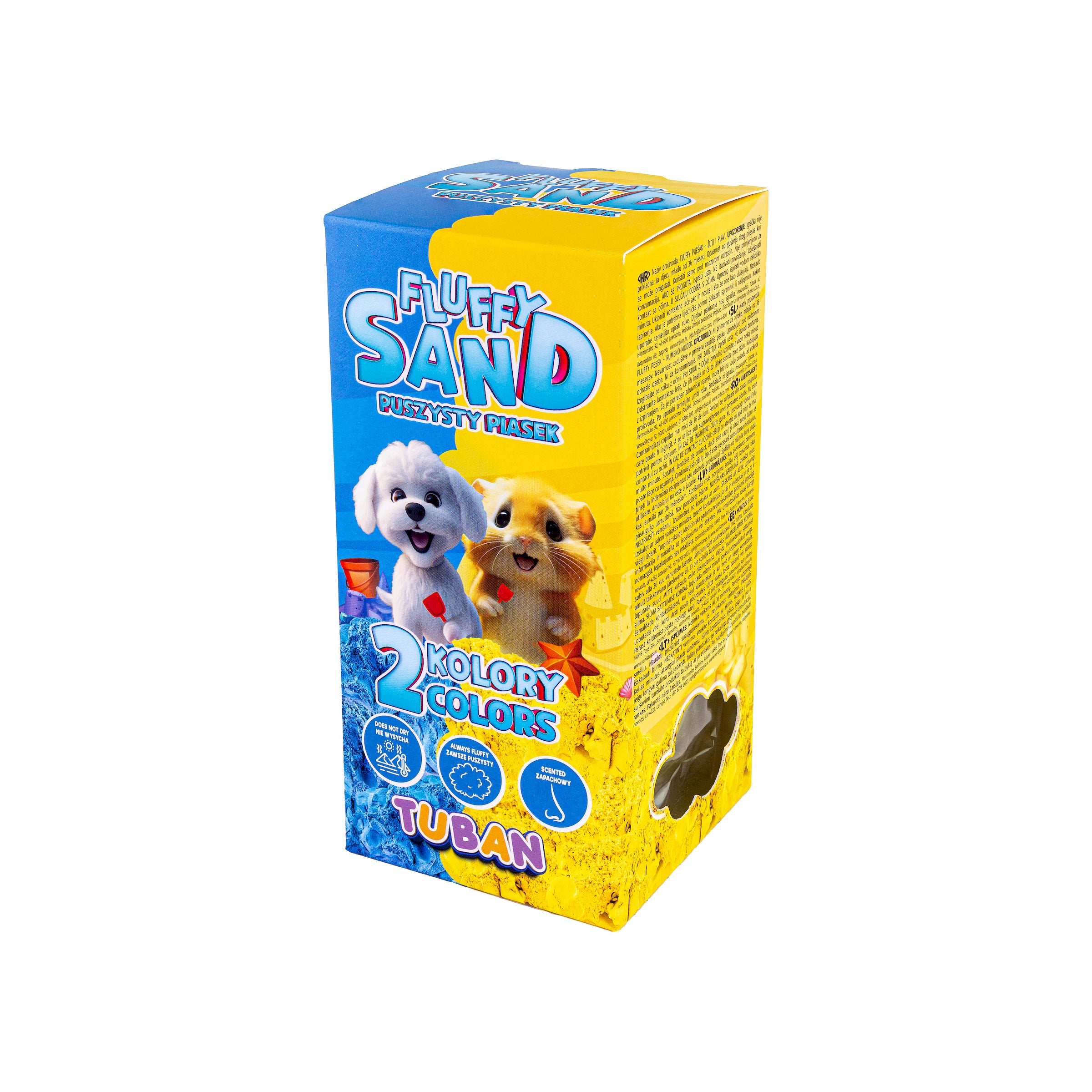 Tuban Set Fluffy Sand 70g Blue and Yellow Tuban Yallatoys