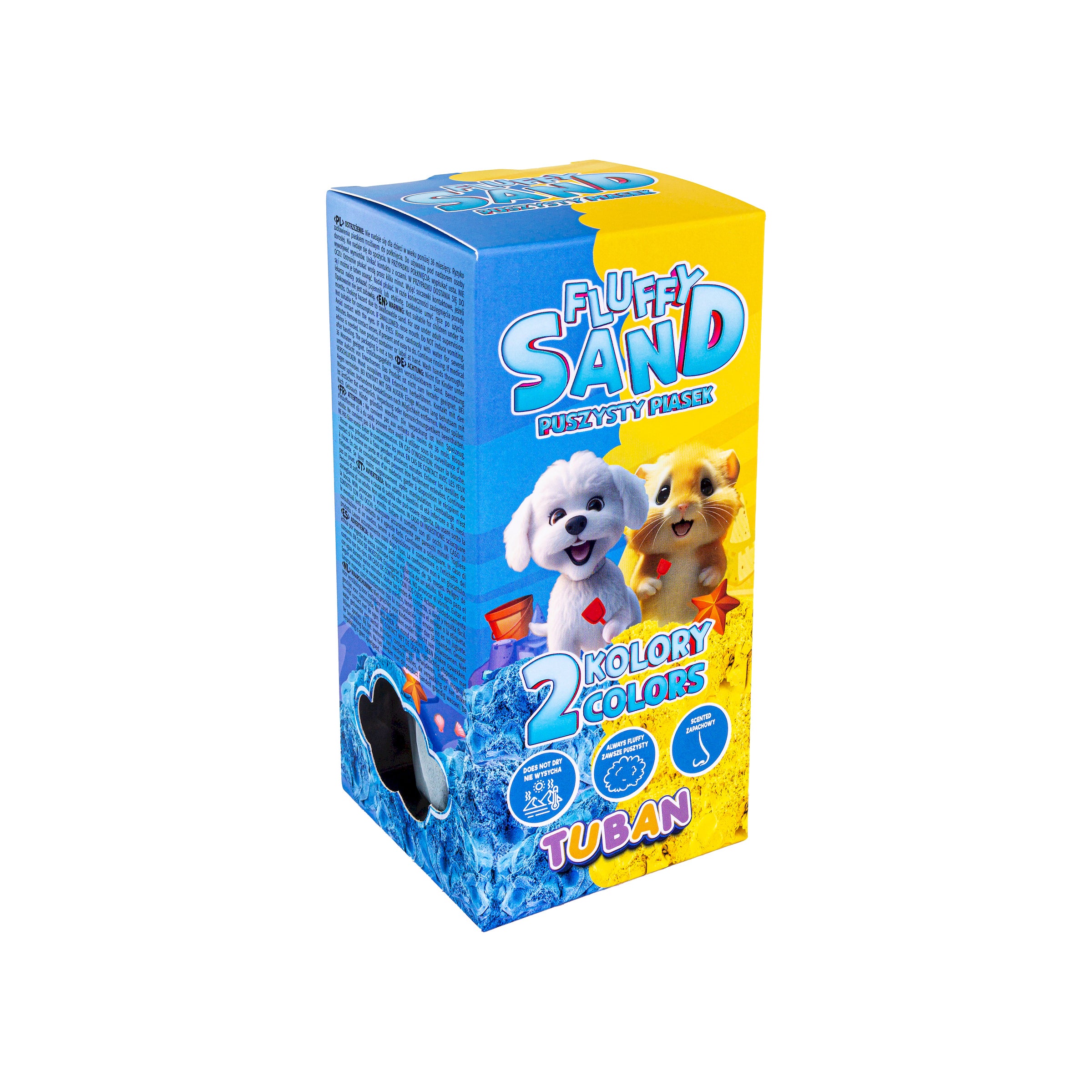Tuban Set Fluffy Sand 70g Blue and Yellow Tuban Yallatoys