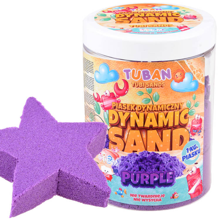 Tuban Dynamic Sand Purple 1 kg Tuban Yallatoys