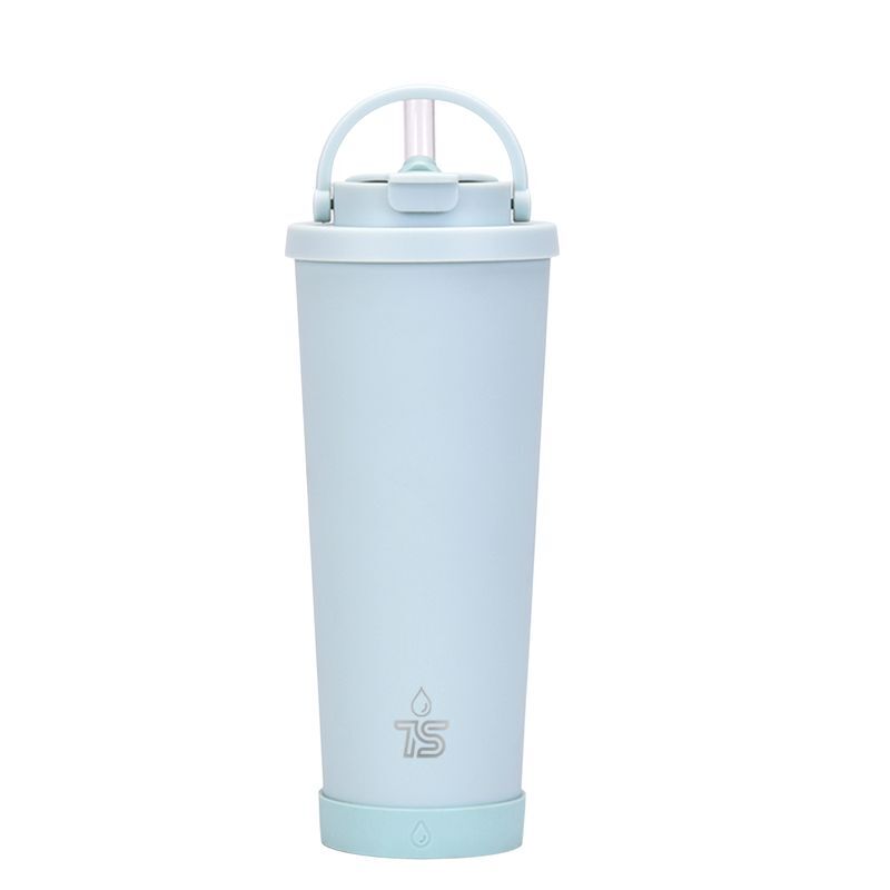 Tyeso Double Wall Tumbler with Straw 830ml