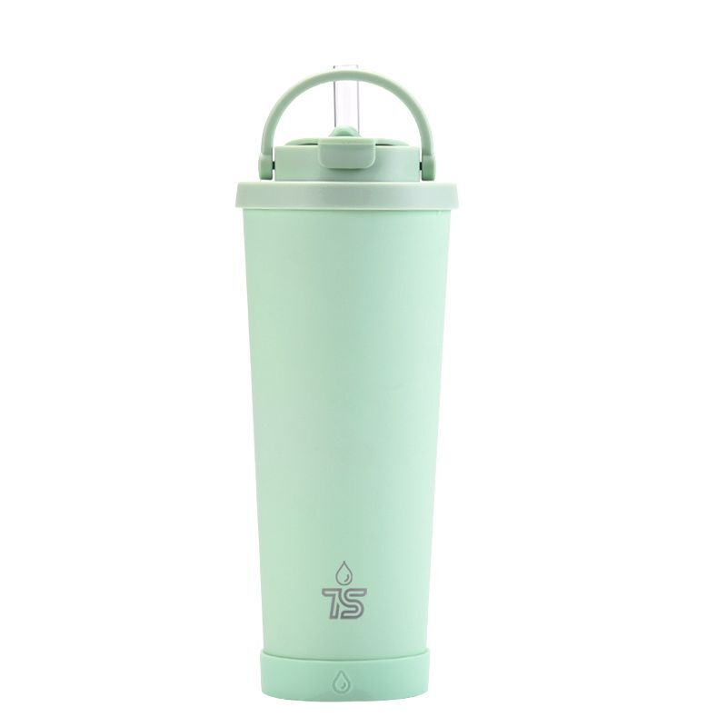 Tyeso Double Wall Tumbler with Straw 830ml