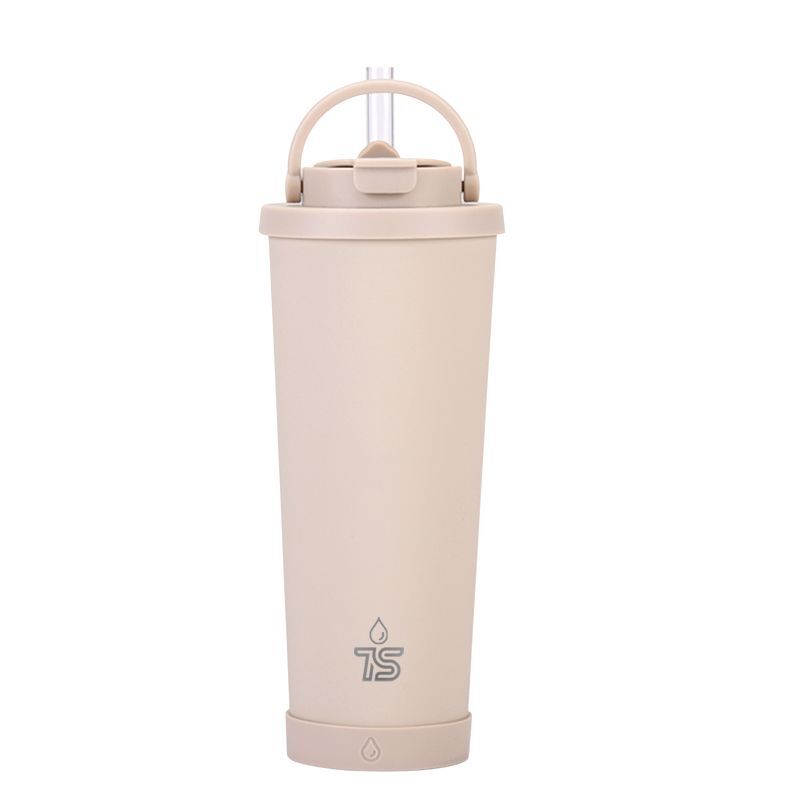 Tyeso Double Wall Tumbler with Straw 830ml