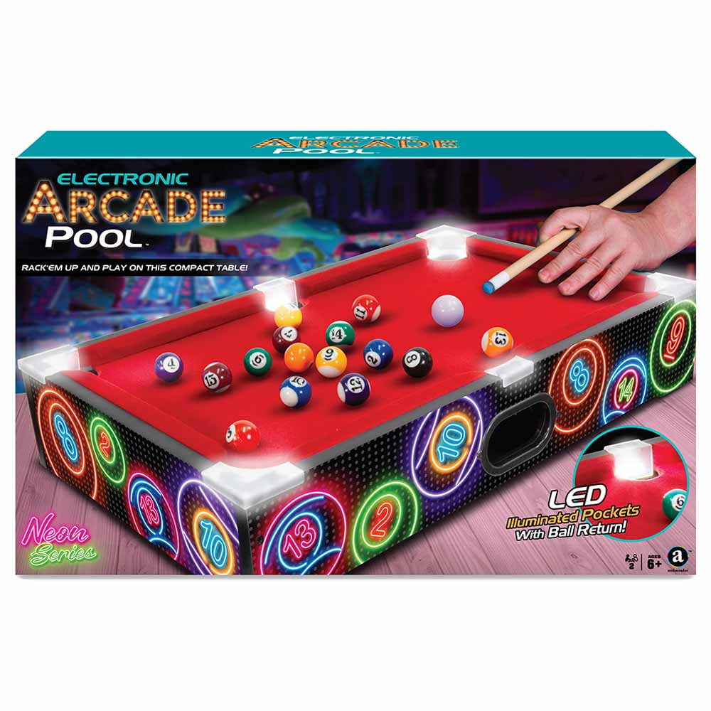 Tabletop Electronic Arcade Billiards Game