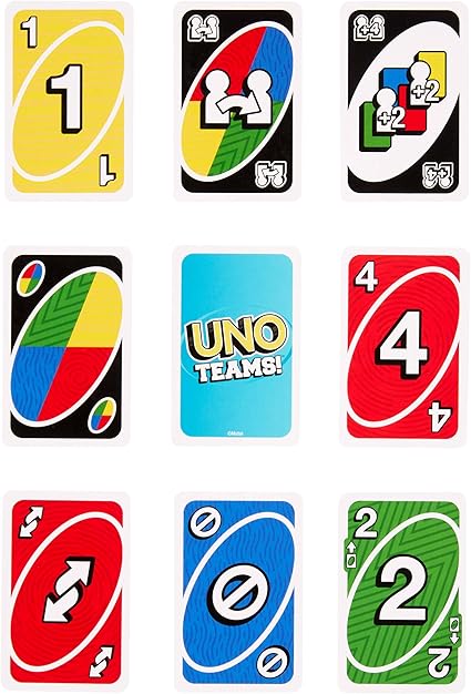 Team Based Uno Playing Cards