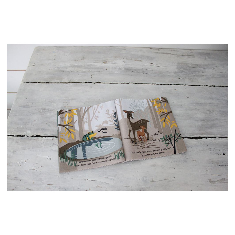The Woodland Hush soft rag book