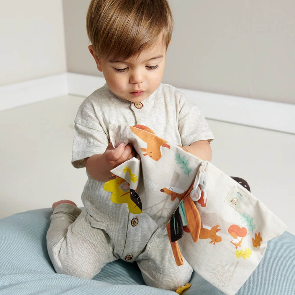ThreadBear Design baby discovery book
