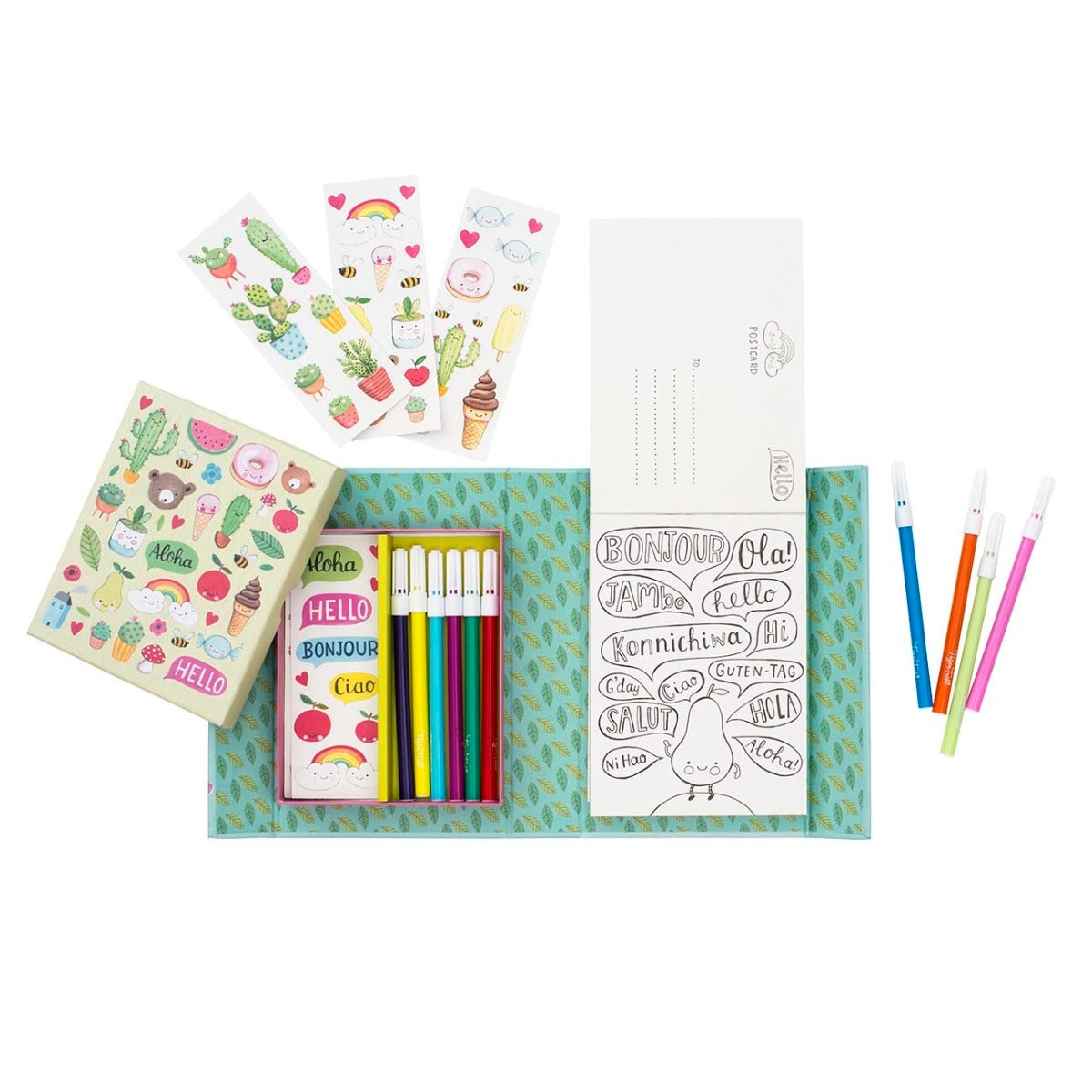 Tiger Tribe DIY postcard kit