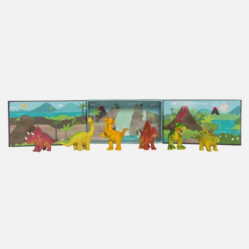 Tiger Tribe Silk Crayons Dinosaurs edition