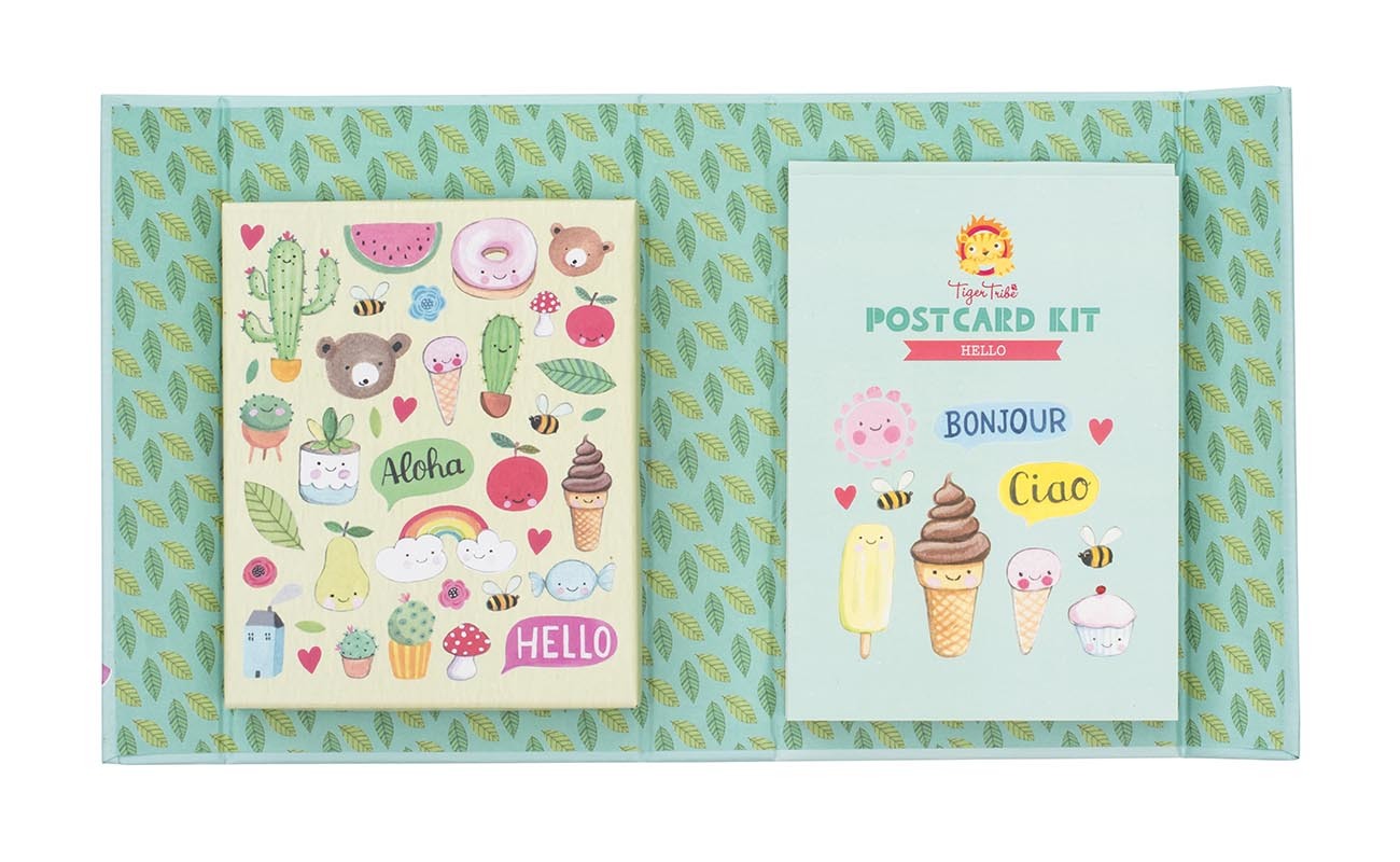 Tiger Tribe creative postcard kit
