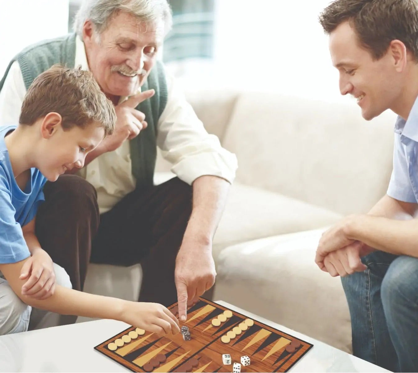 Traditional Basic Backgammon Board Game