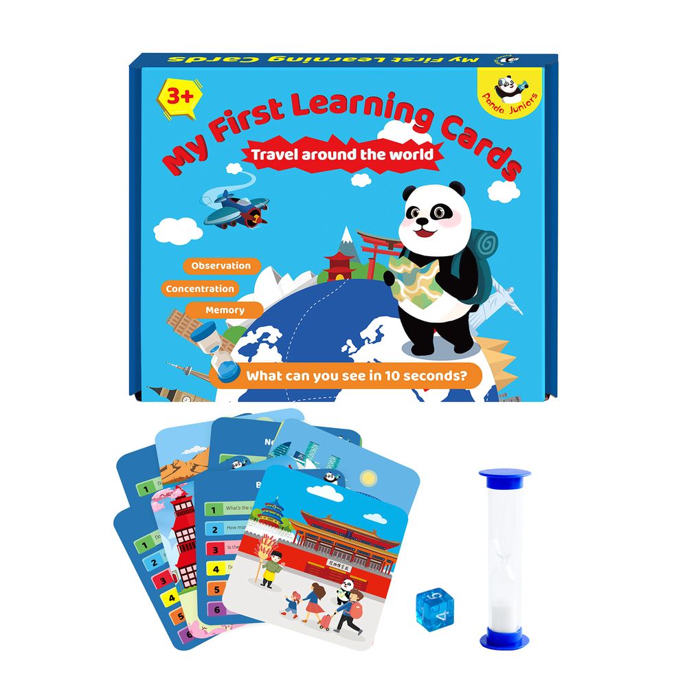 Travel Around World Learning Cards