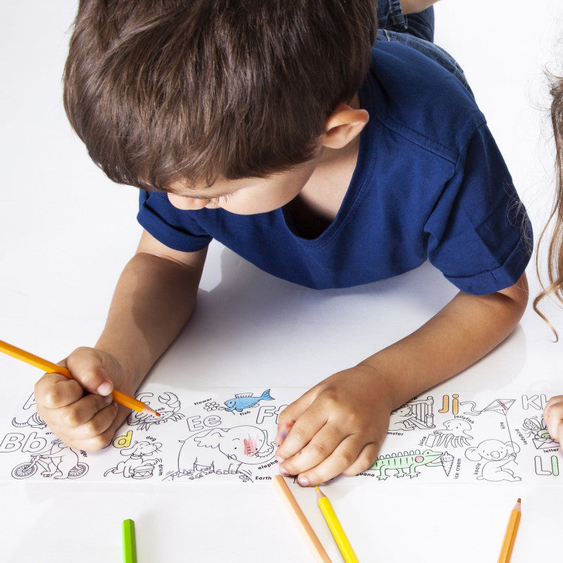 Travel Friendly Jungle Coloring Roll Carioca