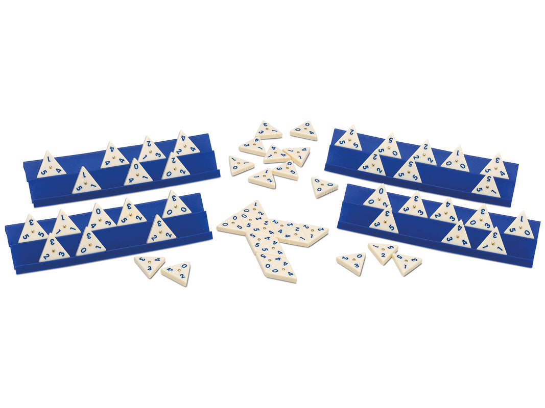 Triangular Shaped Domino Tiles Set