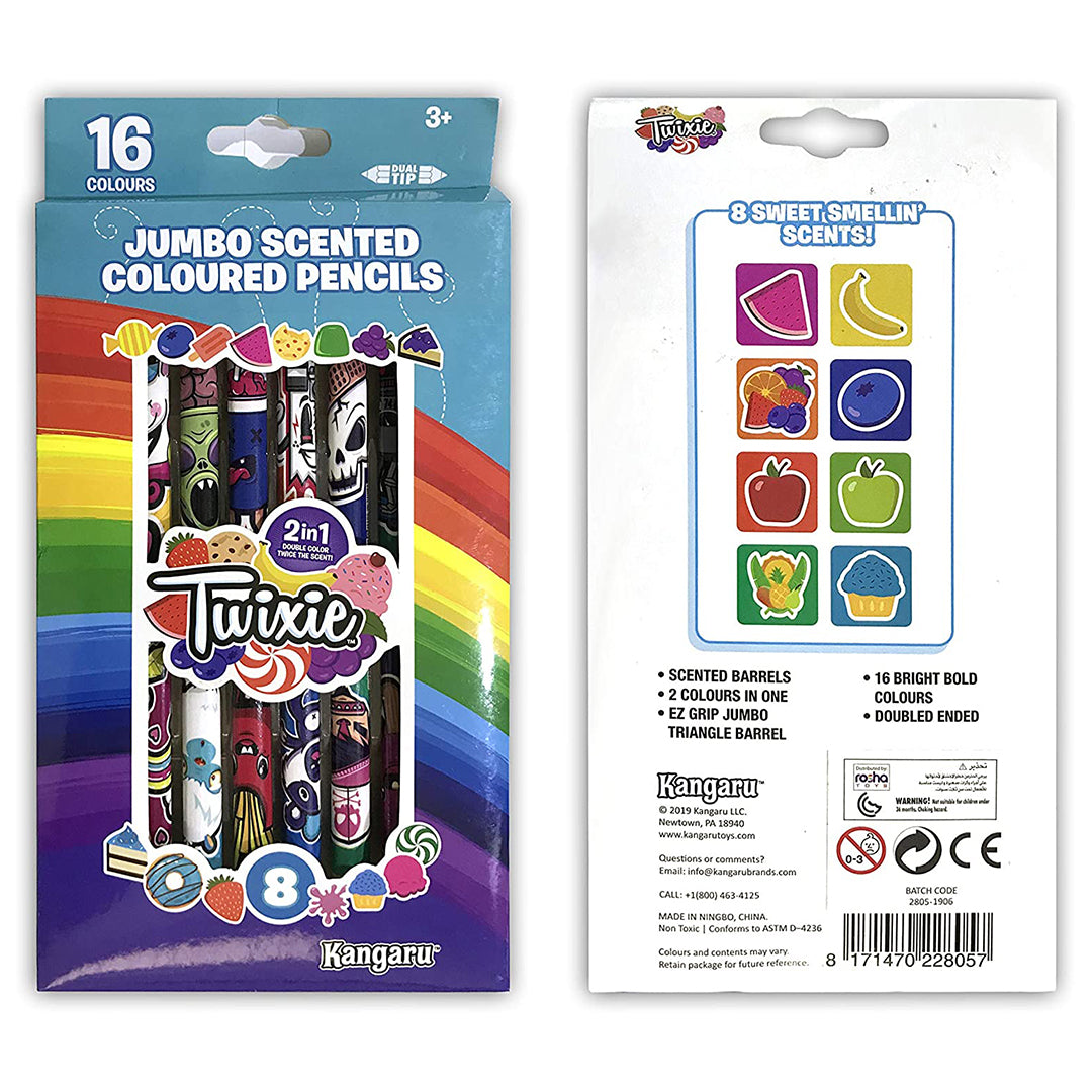 Twixie Jumbo Scented Coloured Pencils