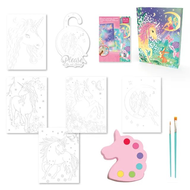 Unicorn Theme Watercolor Paint Kit