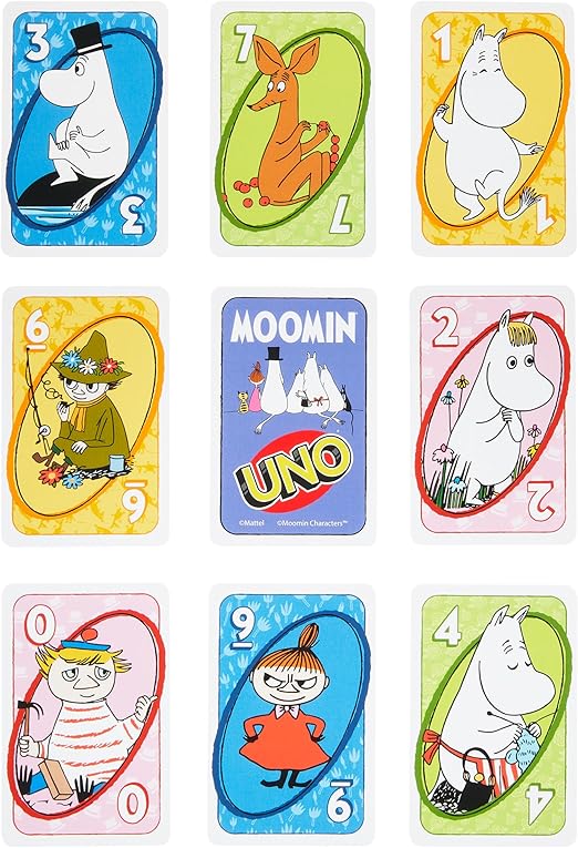 Uno Moomin Graphics Card Set