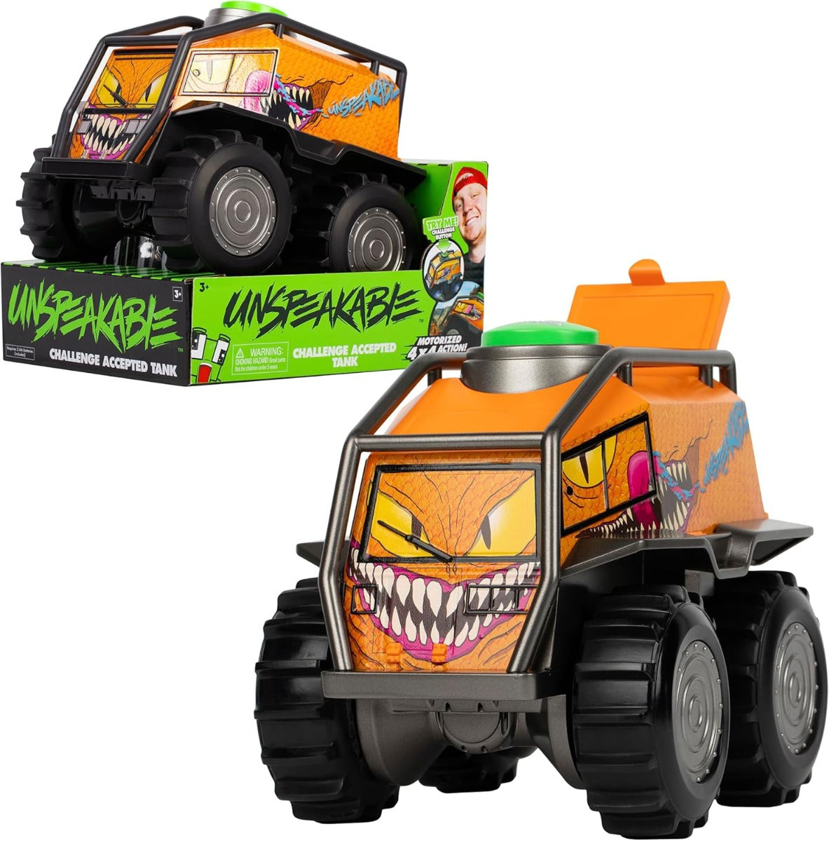 Unspeakable challenge tank toy