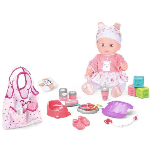 Vdora Dolls Baby Doll with Handbag Playset 14Inch