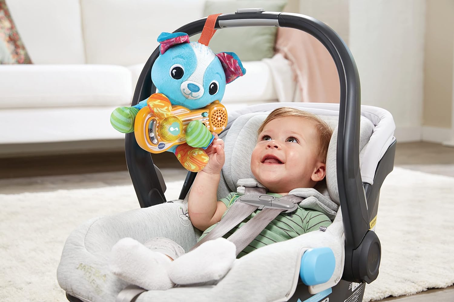 VTech Baby Puppy Sounds Guitar Display View