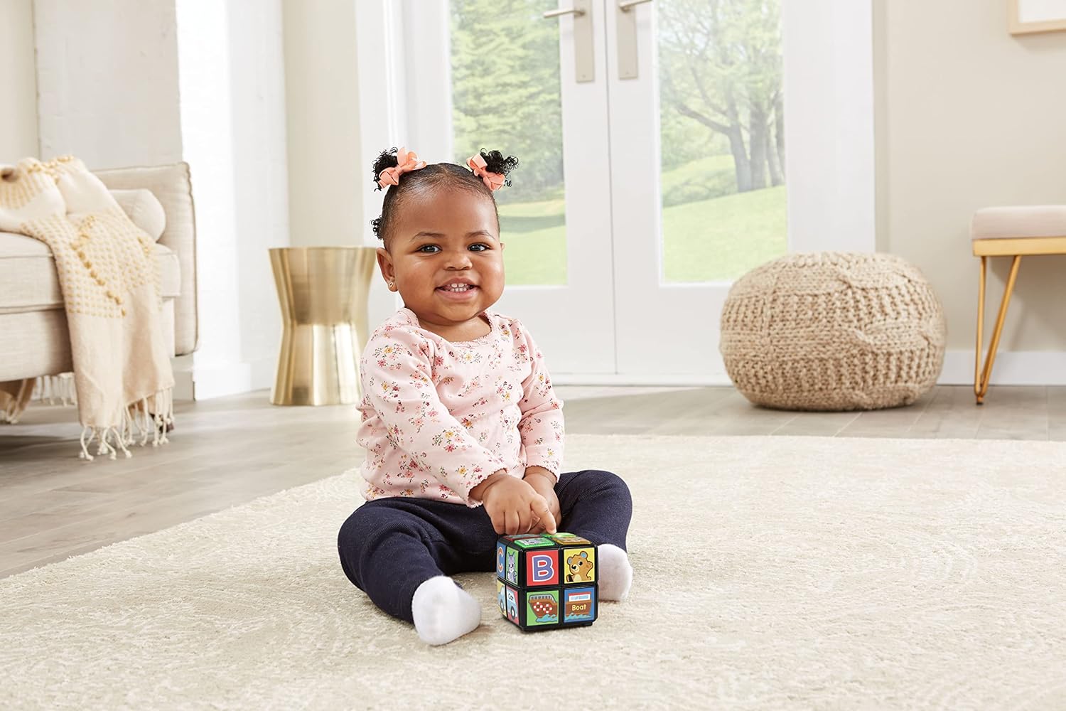 VTech Twist and Teach Animal Activity Cube Display View