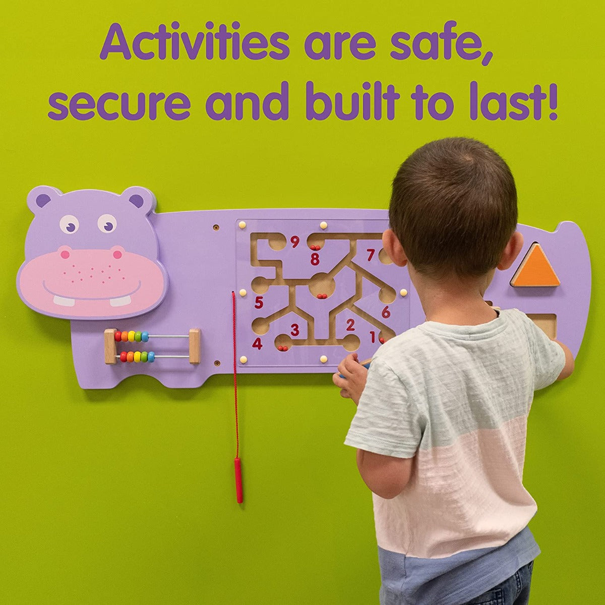 Viga Sensory Hippo Wall Game